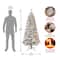 6ft. Pre-Lit Acacia Flocked Artificial Christmas Tree, Clear Lights